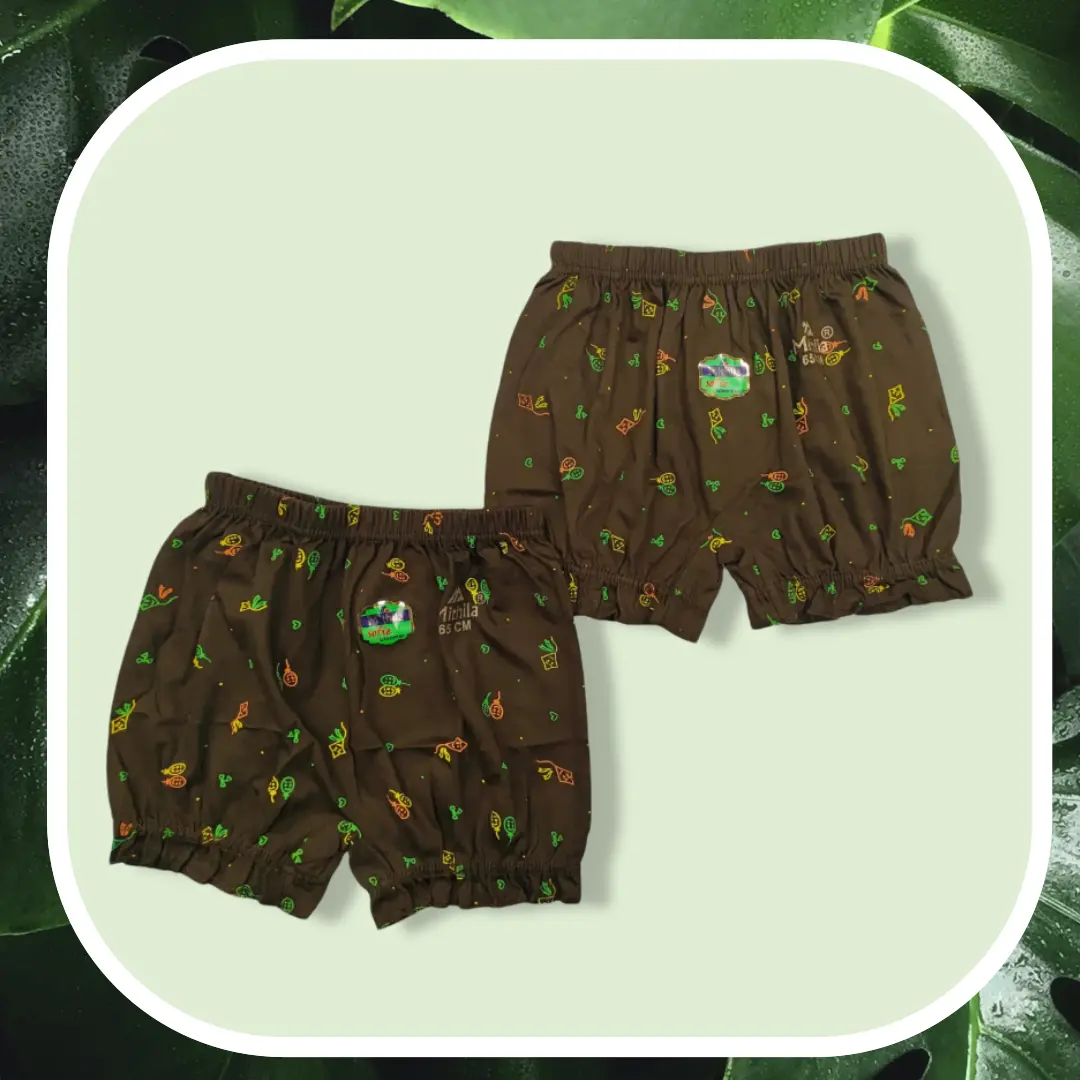 Mithila Sofie Bloomer in printed olive cotton for wholesale buyers
